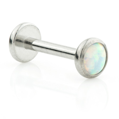 Internal Ti Micro Labret with Opal Disk (1.2mm)