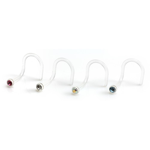 Jewelled Bioflex Nose Stud