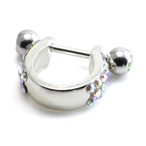 Multi Gem Cuff Ring Microbar