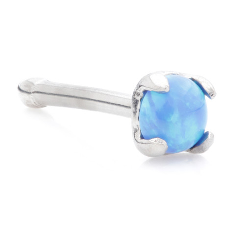 Opal Prong Pin Nose Stud