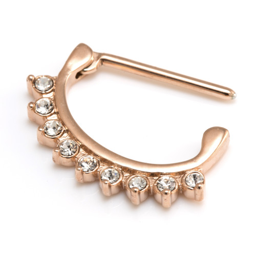 Rose Gold Gems Nipple Clicker