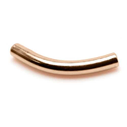 Rose Gold Internal Thread Ti Micro Banana Stem