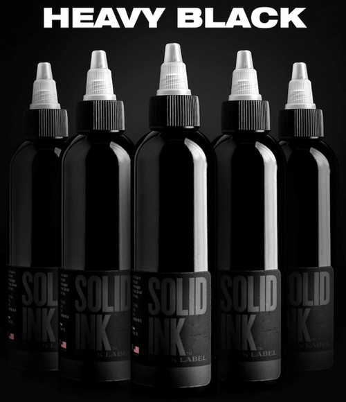 Solid Ink Black Label Heavy Black - 1oz