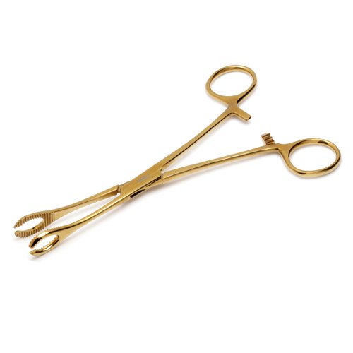 Sponge Forceps with Slot - Vintage Bronze