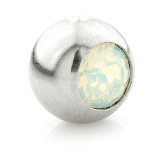 Steel Clip In Opal Ball