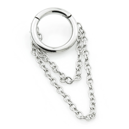 Steel Double Chain Hinged Ring