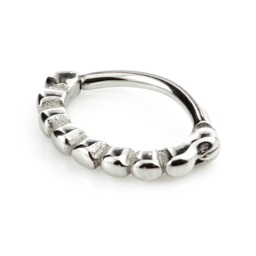 Steel Hinged Ball Rook Ring