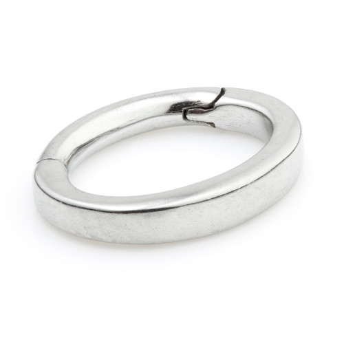 Steel Hinged Flat Rook Ring