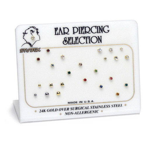 Studex Ear Piercing Selection Display - 24 Styles