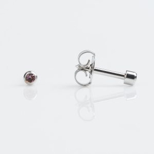 Studex Mini Stainless Bezel June Studs- Pack of 12