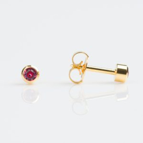 Studex Regular Gold Plated Bezel October Studs - Pack of 12