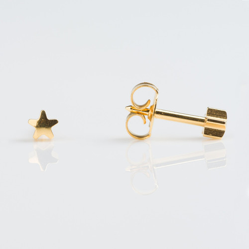 Studex Regular Gold Plated Star Studs - Pack of 12