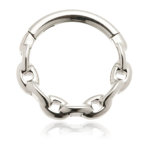 Ti Couture Chain Link Hinged Ring
