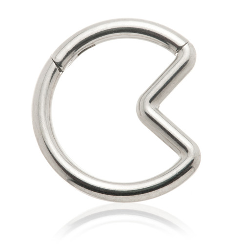 Ti Couture Concave Hinge Ring