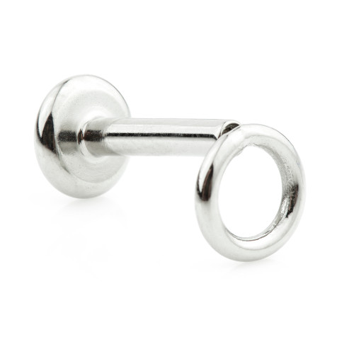 Ti Couture Internal 1.2mm Labret with Circle Top (0.8mm Thread)