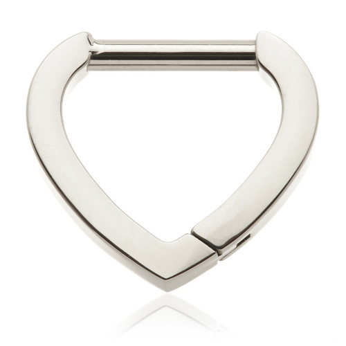 Ti Couture Plain Hinged Septum Ring