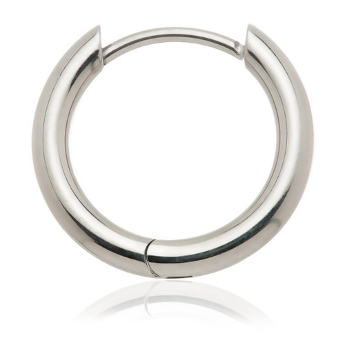 Ti Couture Simple Hoop Earring (0.8mm)