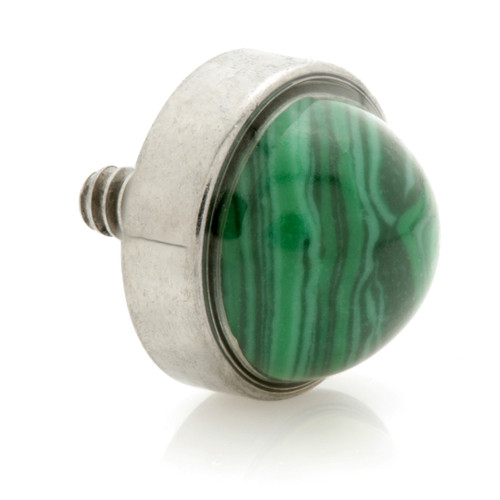 Ti Internal Bezel Set with Malachite Stone Attachment