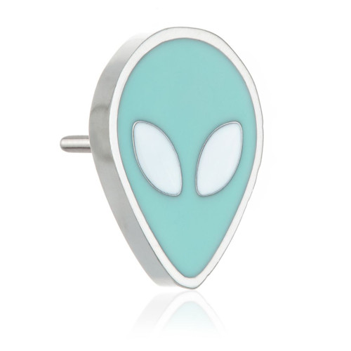 Ti Threadless Enamel Alien Attachment