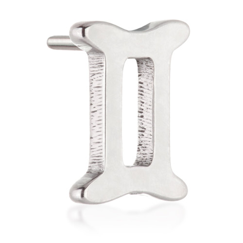 Ti Threadless Gemini Zodiac Sign Attachment