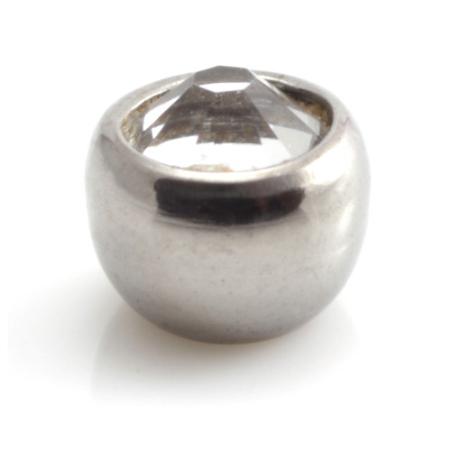 Titanium External Thread Gem Ball UK Made