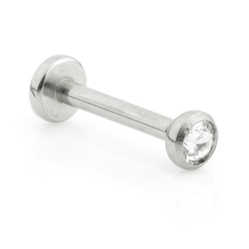 Titanium¬†Internal Gem Disk Labret (1mm)