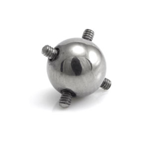 Titanium Internal Thread Quad Piercing Ball