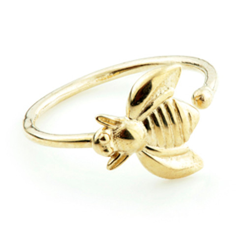 TL - Gold Bee Twist Ring