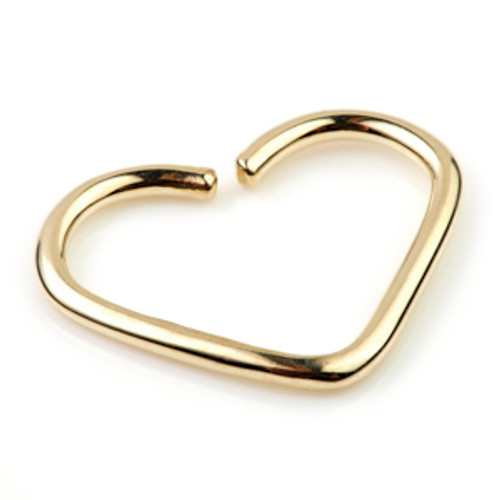 TL - Gold Twist Heart Ring
