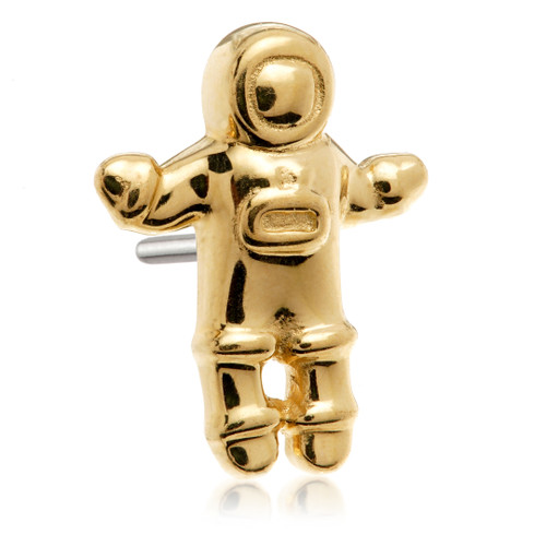 TL Astronaut - 14ct Gold Threadless Attachment