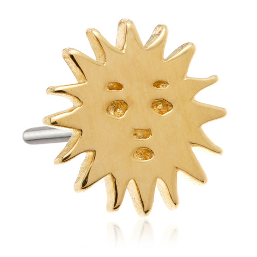 TL Rise 'n' Shine - 14ct Gold Threadless Attachment