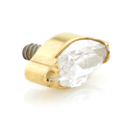 Zircon Gold Ti Internal Marquise Gem Attachment