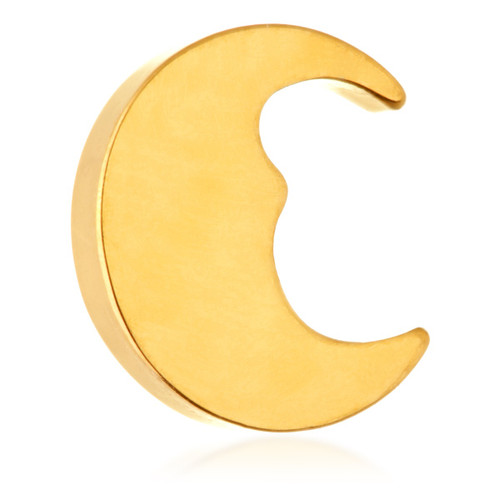 Zircon Gold Ti Internal Moon Crescent Disk Attachment