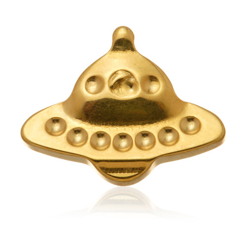 Zircon Gold Ti Internal UFO Shaped Attachment