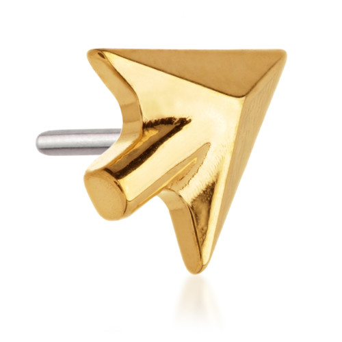 Zircon Gold Ti Threadless Arrowhead Attachment