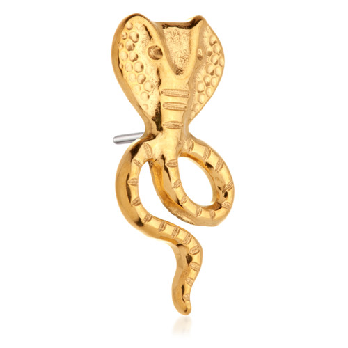 Zircon Gold Ti Threadless Cobra Attachment