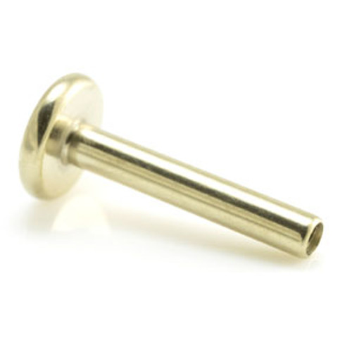 Zircon Gold Ti Internal Micro Labret Stem