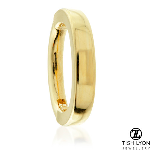 TL - Gold Hinged Oval Rook Ring