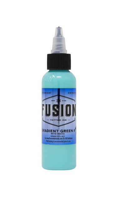 Fusion Ink Gradient Green With White #1 - 1oz