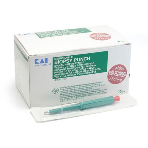 Kai Sterile Dermal Punches with Plunger Box