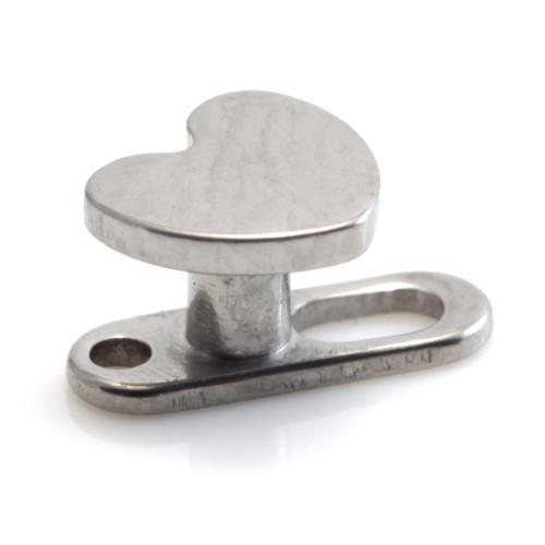Open Base Dermal Anchor with Ti Heart Open Base Dermal Anchor with Ti Heart
