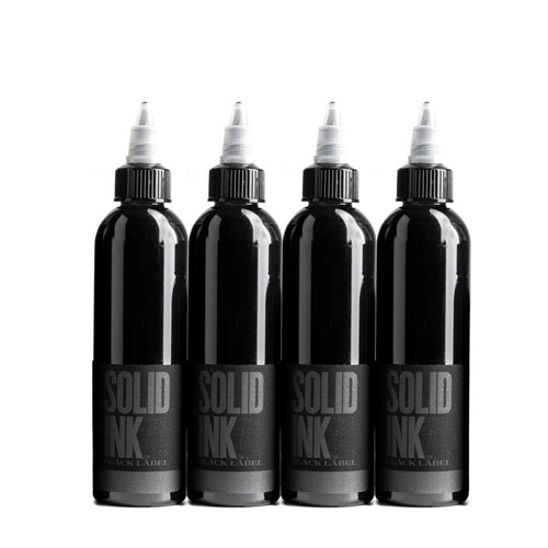Solid Ink Black Label Grey Wash Set - 4 x 1oz
