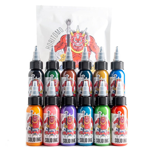 Solid Ink Horitomo Set - 12 x 1oz Solid Ink Horitomo Set - 12 x 1oz