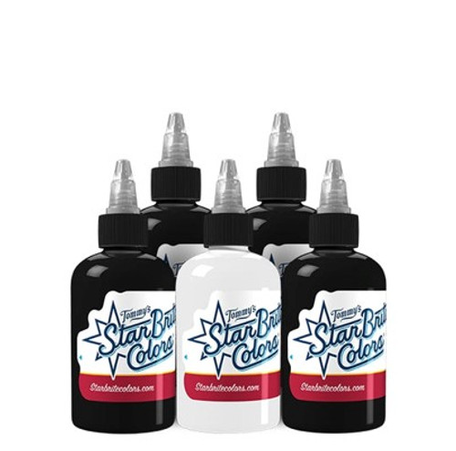 StarBrite Ink Lunar Greywash Set - 5 x 1oz StarBrite Ink Lunar Greywash Set - 5 x 1oz