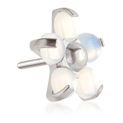 Ti Threadless Opalite Flower Attachment