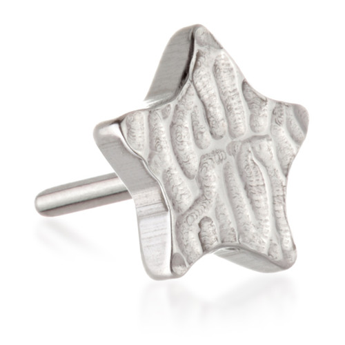 Ti Threadless Rippled Star Attachment Ti Threadless Rippled Star Attachment