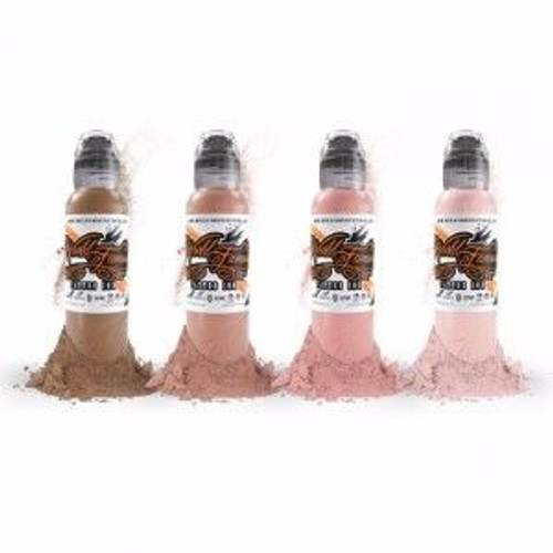 World Famous Ink Maks Kornev's Pink Skintone Set - 4 x 1oz World Famous Ink Maks Kornev's Pink Skintone Set - 4 x 1oz