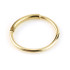 14ct Gold Seamless Ring with Bar - 0.8mm