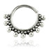 1x Ball & Dot Silver Open Ring