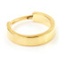 24K Gold Steel Hinged Flat Conch Ring